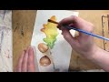 How to: Watercolor fall acorns