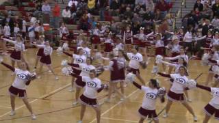 PNHS Poms  Plainfield North high school fight song dance routine 2010 Plainfield Illinois IL Tigers