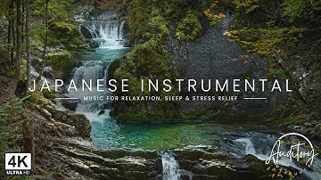 🌿🎵 Peaceful Japanese Instrumental Music for Stress Relief, Anxiety Reduction & Meditation | 4K 🎵🌿