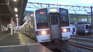 JR415系1500番台 普通 いわき行き JR常磐線 勝田駅 発車集