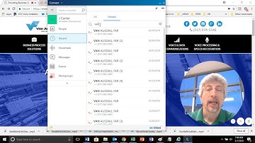 Mitel Connect Client - Recents List