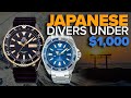 Japanese Diver Watches Under $1000 (Orient, Seiko, Citizen, Casio)