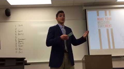 Informative Speech Example by College Student