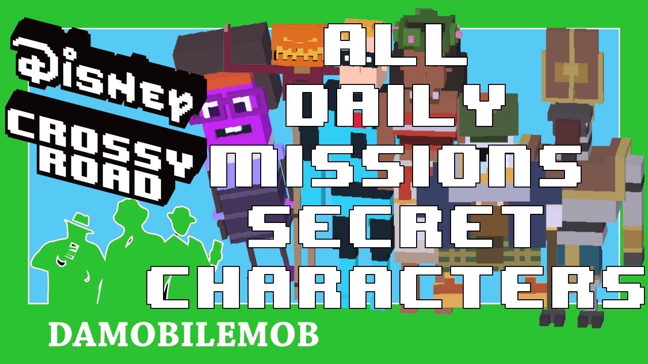 how to unlock all secret characters in crossy road