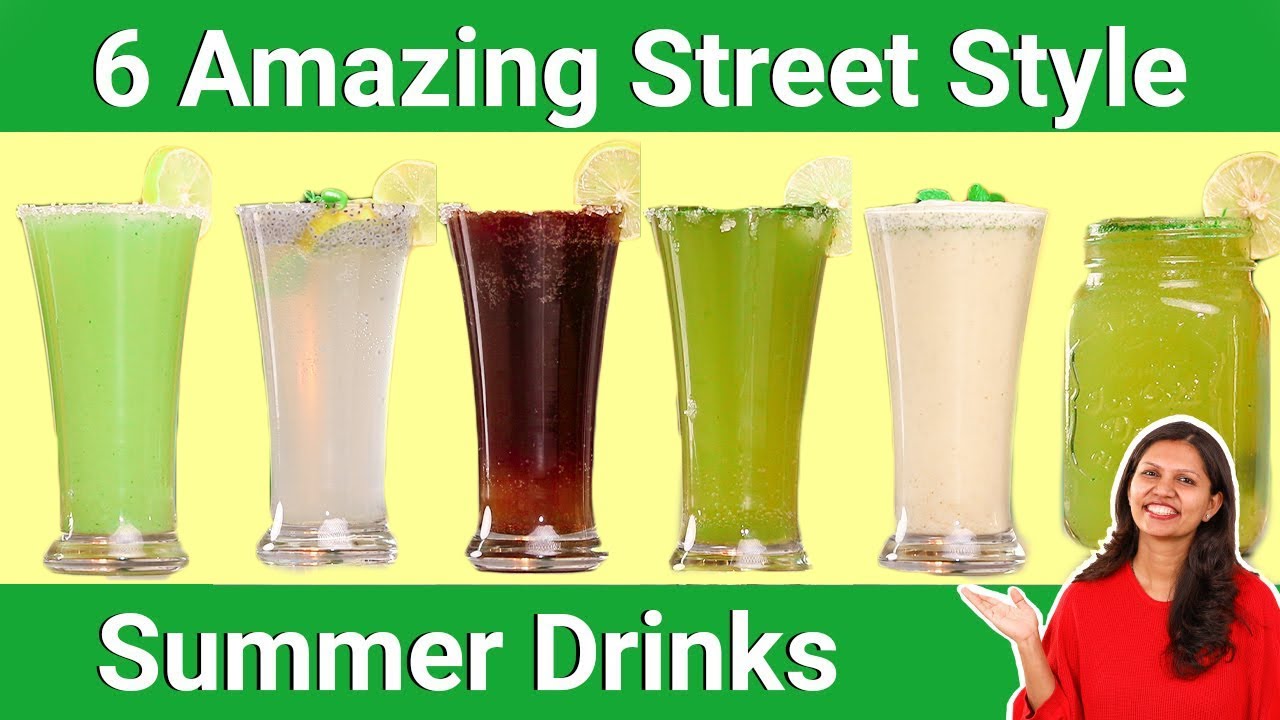 6 नए तरीके के ड्रिंक्स जो गर्मियों में फ्रेश कर दे | 6 Popular Street Style Summer Drinks | Kabita | Kabita Singh | Kabita