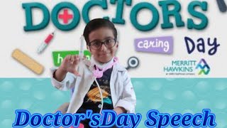 Doctor's Day Speech | simple lines on Doctors Day | Fancy  Dress - Doctor | 1 July 2022