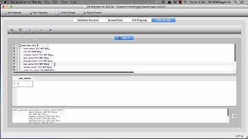 SQLite: Creating your database