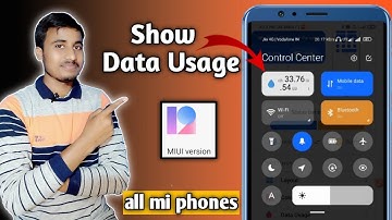How to show data usage on notification bar in MIUI 12|Enable MIUI Daily data usage कैसे देखेXiaomi