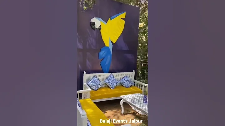 Blue Pottery Theme!! Balaji Event's Jaipur 8058347606