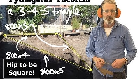 Pythagoras In Real Life - Where is it really used in Building?