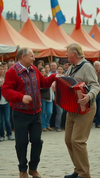 Trump & Putin Rock the Accordion – Hilarious Performance! 🎶😂