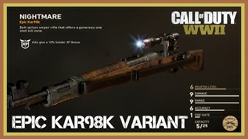 Epic Kar98k Nightmare Variant