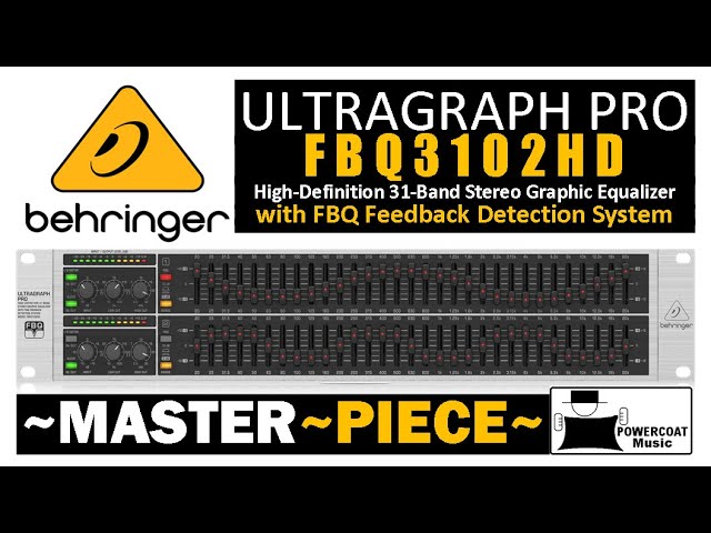 Графический эквалайзер Behringer FBQ3102HD ULTRAGRAPH PRO