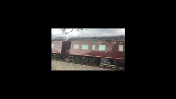 The office car special The OCS train going back north through Thomasville!