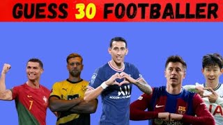 Guess 30 Famous Footballers | Quiz Time | Trivia | General Knowledge