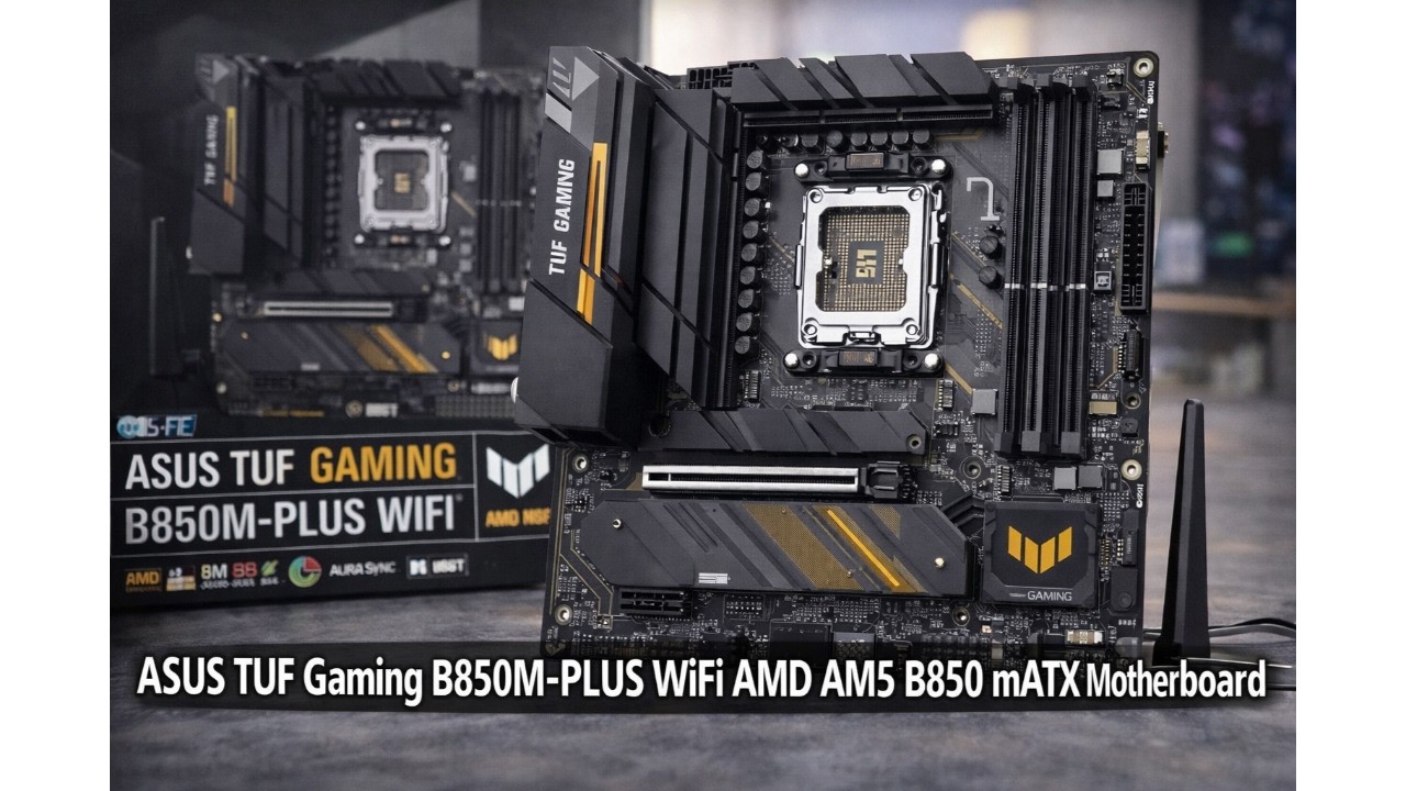 🖥️ ASUS TUF Gaming B850M-PLUS WiFi AMD AM5 B850 mATX Motherboard Review ⚡