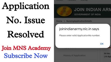 NEET Application no. issue in MNS is Resolved / Join MNS Academy