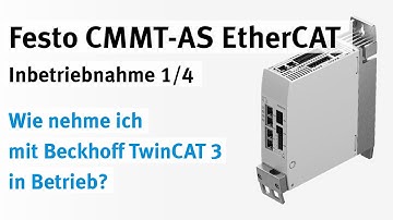 1/4 CMMT-AS EtherCAT mit Beckhoff TwinCAT 3: Festo Bibliothek einrichten