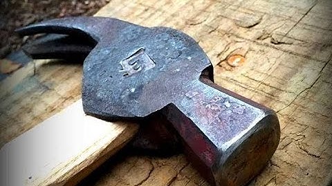 Punching a Hammer Eye the Old Way