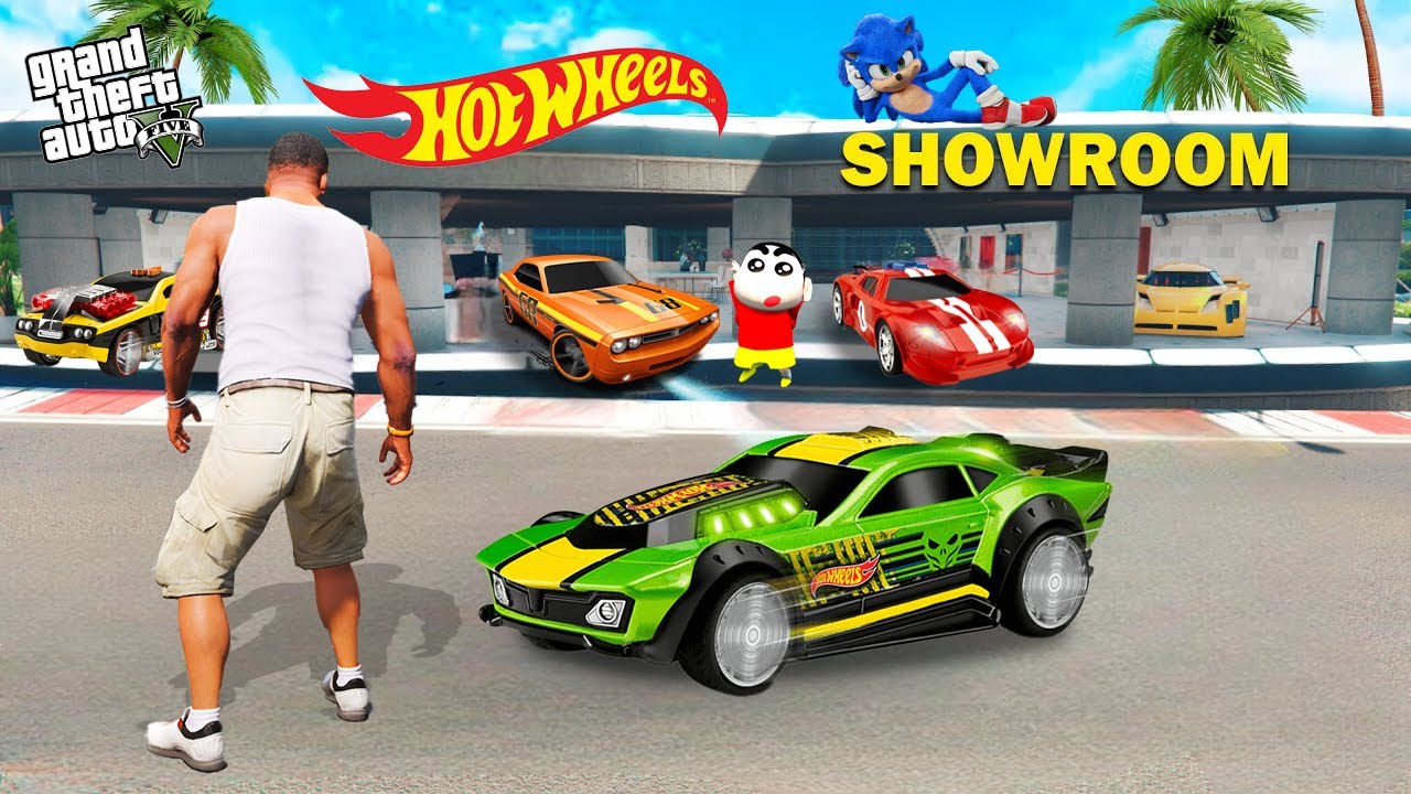 Franklin & Shinchan BREAK INTO the Hot Wheels Showroom in GTA 5! 🚗💥