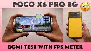 POCO X6 Pro BGMI Test With Fps Meter ⚡ Gyro, Battery & Performance 🔥