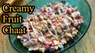 Creamy Fruit Chaat Recipe | Ramadan Special ? Recipes 2024 | Quick & Easy Creamy Fruit Chaat Recipe