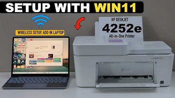HP DeskJet 4252e Setup Win 11, Wireless Setup, Add In Laptop | HP 4200 Series Printer Setup !
