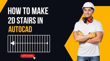 How to make 2D Stairs in AutoCAD | #autocad #autocadtipsandtricks