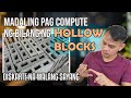 PAANO MAG COMPUTE NG DAMI NG HOLLOW BLOCKS? HOW TO COMPUTE QUANTITY OF HOLLOW BLOCKS?