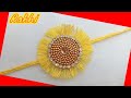 DIY Rakhi || How To Make Silk Thread Rakhi At Home || Rakhi Making Tutorial