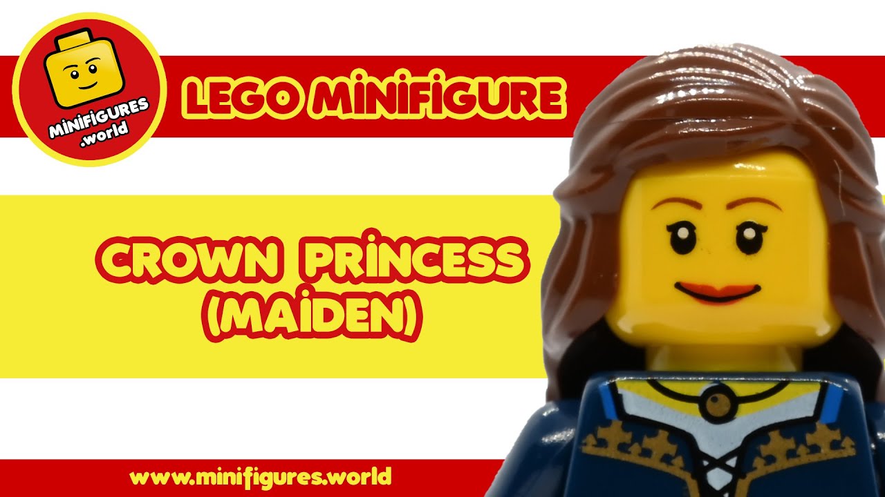 LEGO minifigure: Crown Princess (Maiden) 👸 [CASTLE]