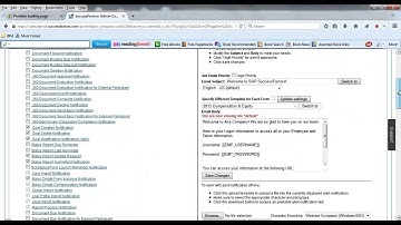 Sucessfactors Email Notifications Demo by AN ERP INTERNATIONAL