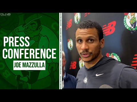Joe Mazzulla Tells Blake Griffin Retirement Story | Celtics Practice