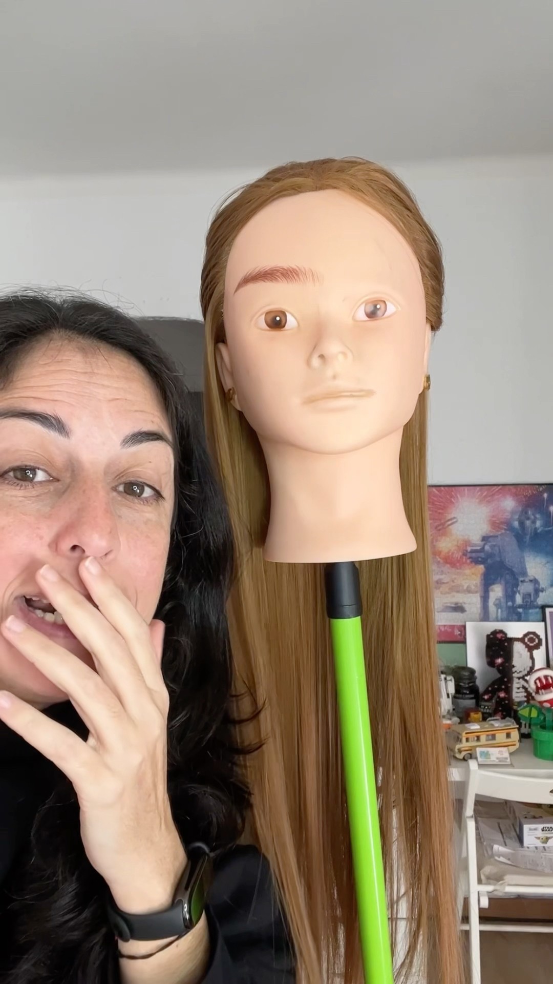 Rita conoce a la visita! ? #maniquí  #muñecos