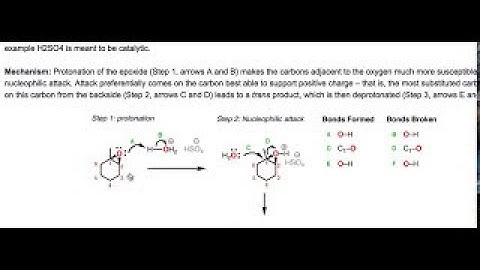 Epoxide Opening