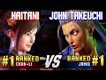 SF6 ▰ HAITANI (#1 Ranked Chun-Li) vs JOHN TAKEUCHI (#1 Ranked Jamie) ▰ High Level Gameplay