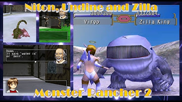 Unlocking Niton, Undine and Zilla in Monster Rancher 2! モンスターファーム2