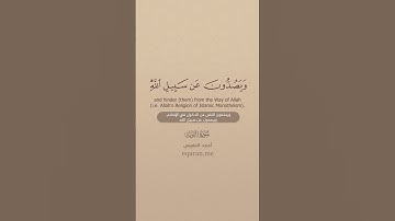 سورة التوبة [ 34 : 35 ] ~ الشيخ أحمد النفيس
