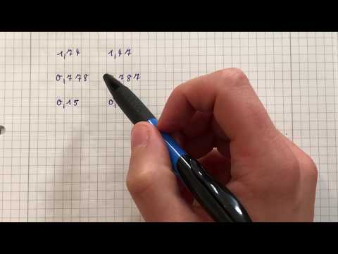 Comparing Decimal Numbers (Grade 6 Lower Saxony)