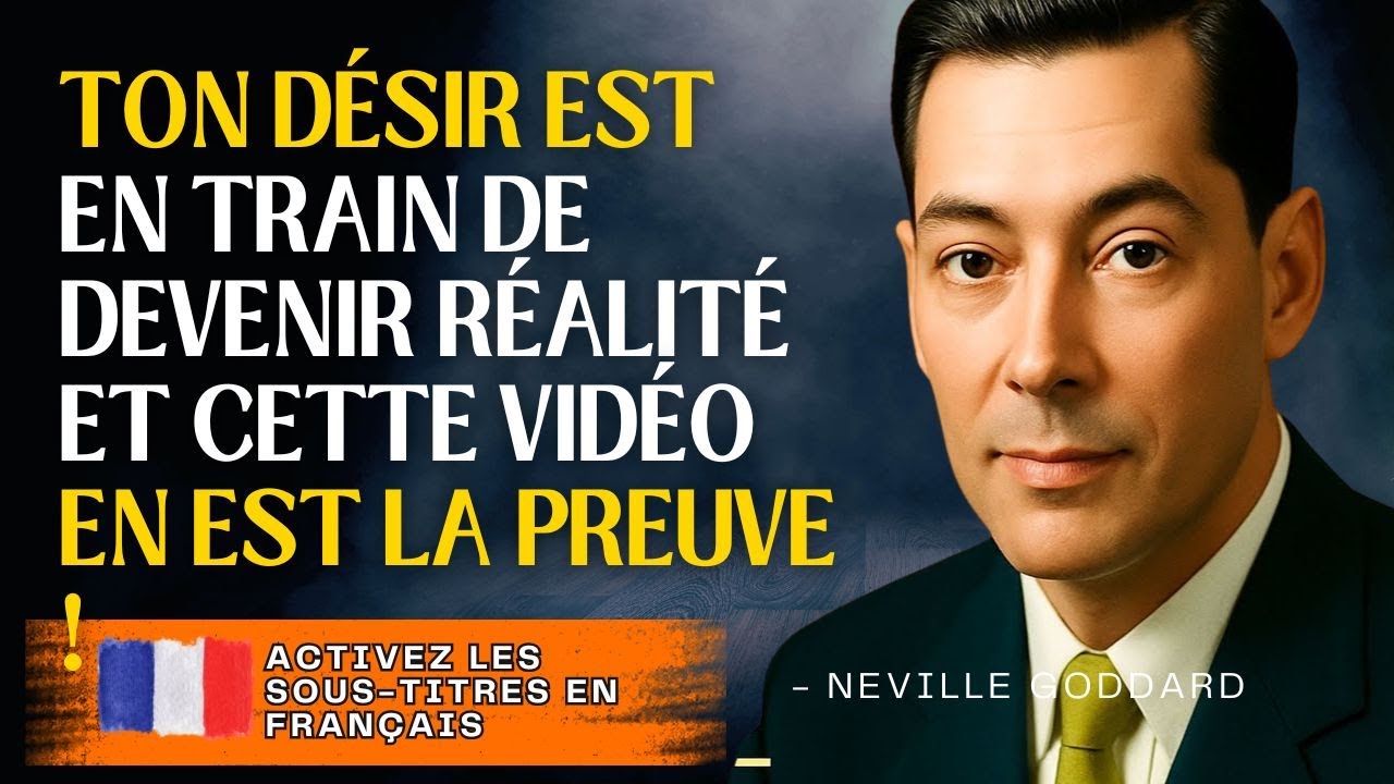 TON DÉSIR DEVIENT RÉALITÉ — ET CETTE VIDÉO EN EST LA PREUVE ! – NEVILLE GODDARD
