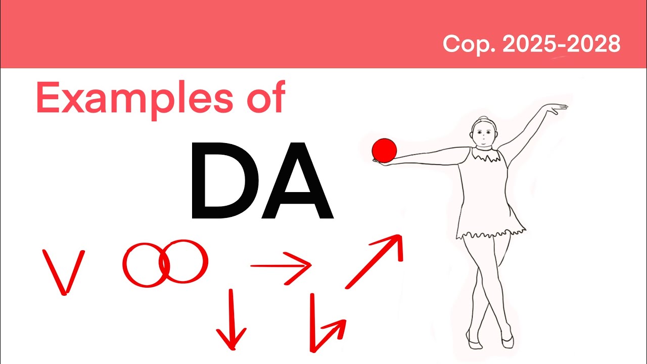 Ball DA (CoP 2025-2028) bounce | throw | rebound | 新体操 規則