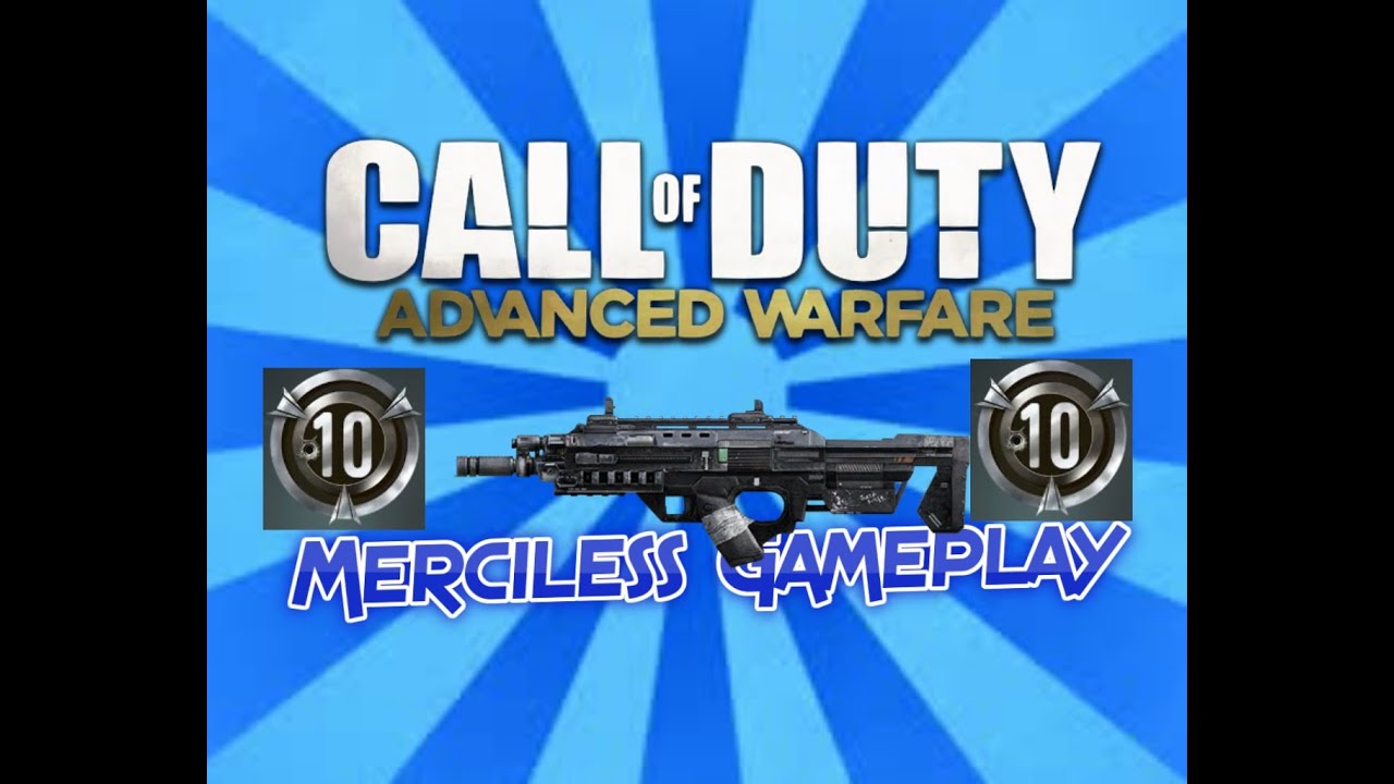 Cod AW 10 Killstreak Merciless Gameplay YouTube