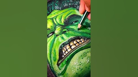 Thanos vs Hulk drawing 😍#shorts #drawing #art  #painting #sketch #thanos #hulk #avengers #marvel