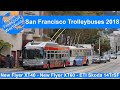 Trolleybuses in San Francisco 2018 (Skoda & New Flyer)