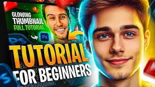 Make Glowing youtube thumbnails in Photoshop + FREE Actions | Beginners Tutorial screenshot 4