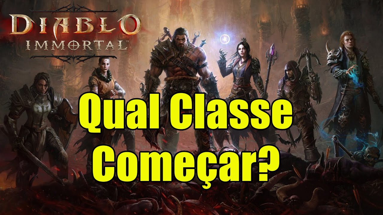 A MELHOR CLASSE PARA COMEÇAR  GUIA DIABLO IMMORTAL 