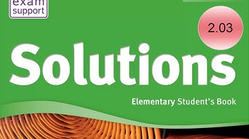 Solution Elementary 2nd_SB_2.03