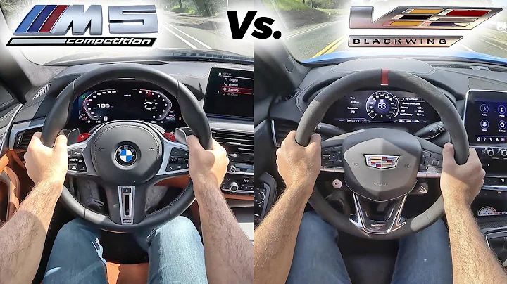 //M or 'Merica? BMW M5 Comp vs Cadillac CT5 Blackwing (POV Drive Comparison)