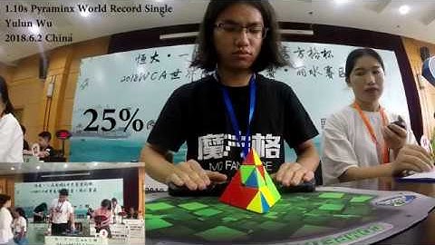 Pyraminx Single Yulun Wu 1.10