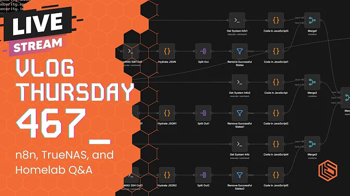 VLOG Thursday 467: n8n, TrueNAS, and Homelab Q&A